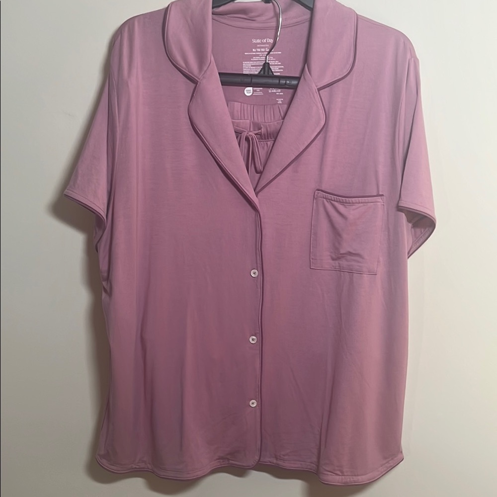 NWT- Pink 2 piece PJ’s -Top & shorts